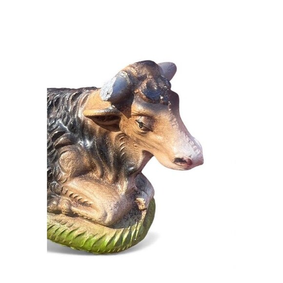 Vintage Nativity Set Handmade Wood Stable Made in Italy 9 Figures - Picture 14 of 14